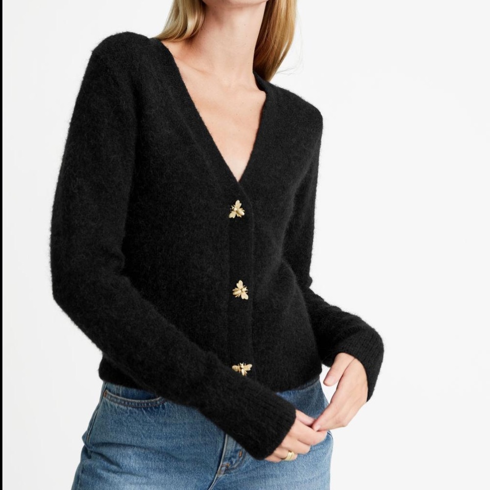 & OTHER STORIES Cute Bee Cardigan